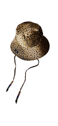 Leopard Hat in Linen