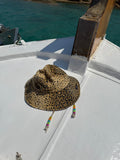 Leopard Hat in Linen